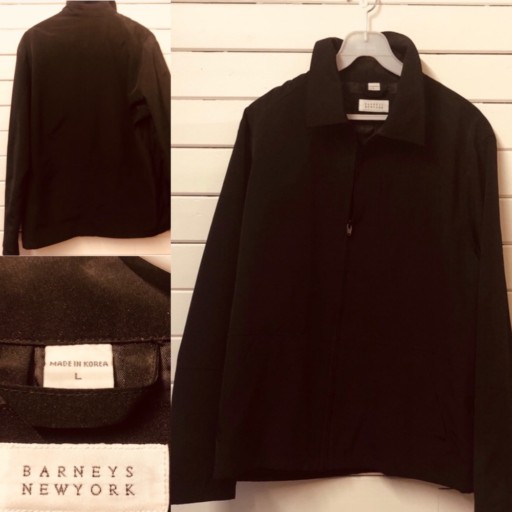 NWOT Barneys New York Light weight poly jacket L